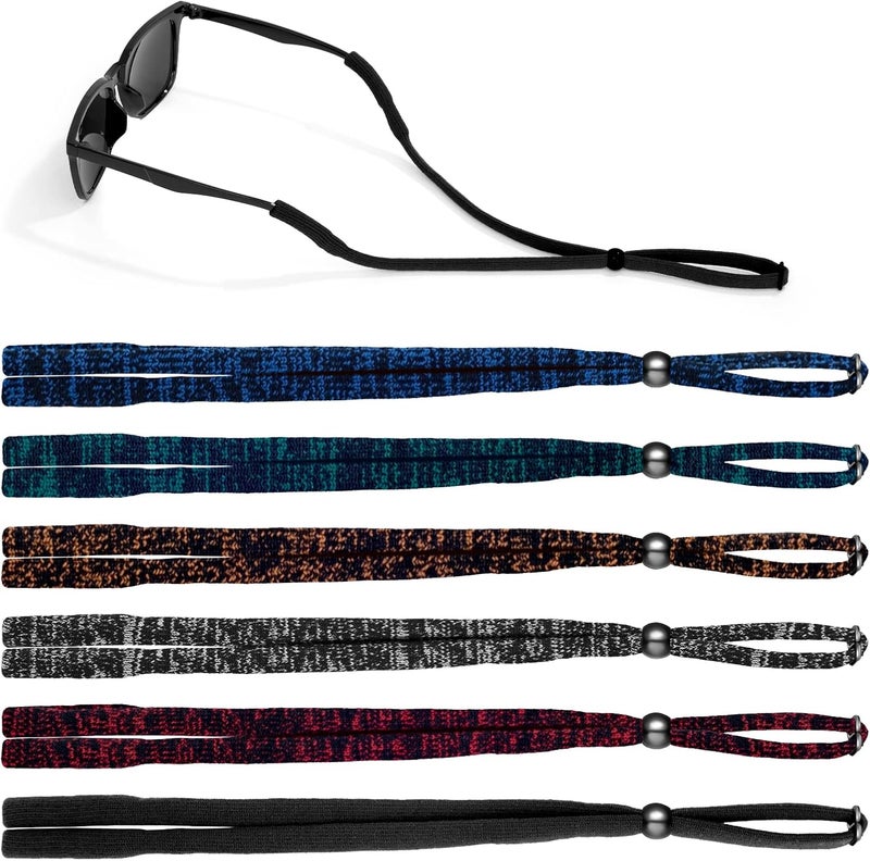VOOGLASS Glasses Strap(6 PCS) Sports Eyeglass Strap,Adjustable Sunglasses Lanyard Neck Holders Cord Retainer for Men Women - Image 3