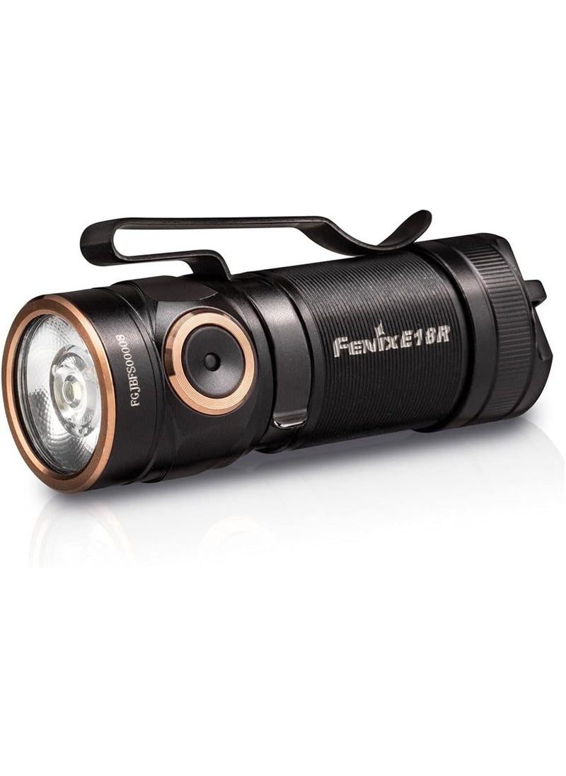 fenix Fenix Flashlights E Series LED Flashlight Model 18 750 Lumens Rechargeable Black  - Image 1