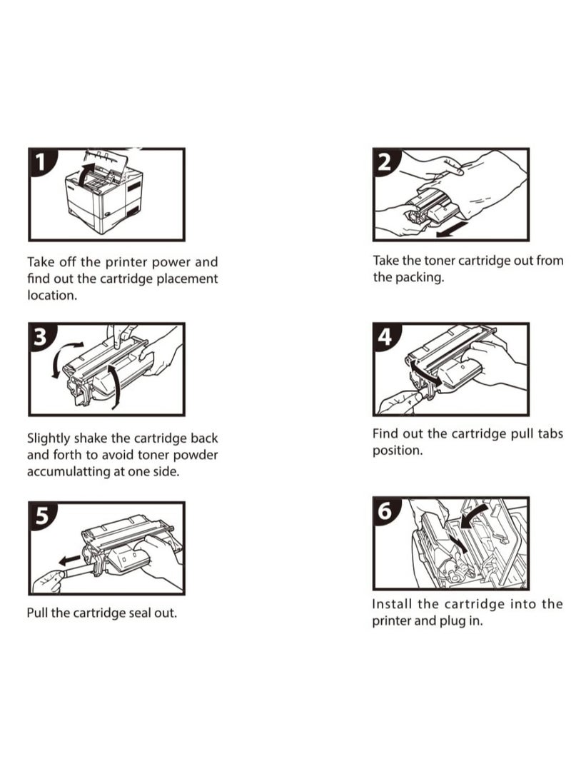 EASY PRINT Compatible 80A Toner Cartridge for Laserjet  80 A CF280A Printer Black Mono - Image 4