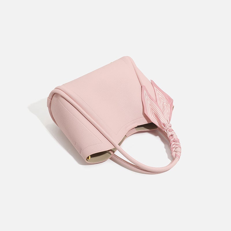 Gushu Bag Women'S Genuine Leather Vegetable Basket Bucket Bag High-End Commuter Satchel Shoulder Crossbody Bag Trendy - Image 3