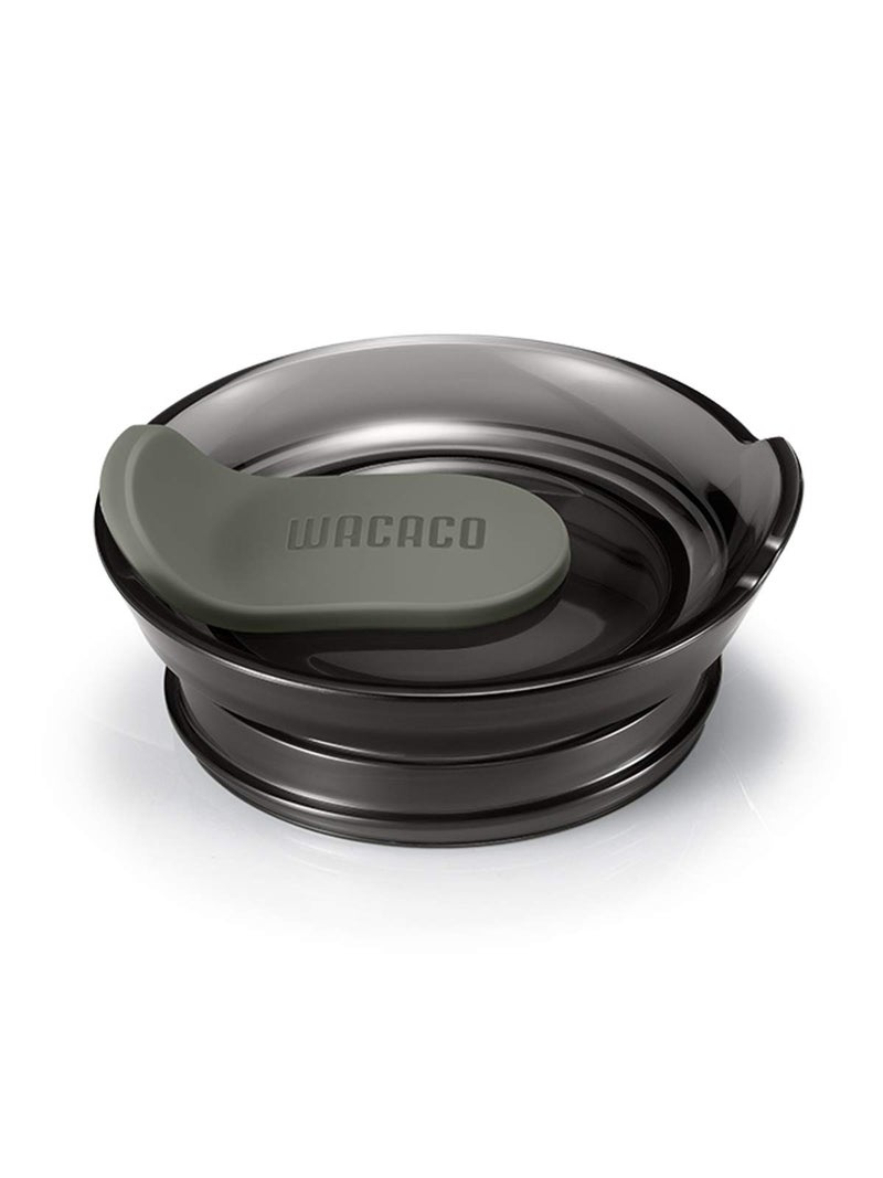 WACACO WACACO Drinking Lid, Replacement Spill-Proof Cup Lid Compatible with Pipamoka, Cuppamoka and Octaroma, Black  - Image 1