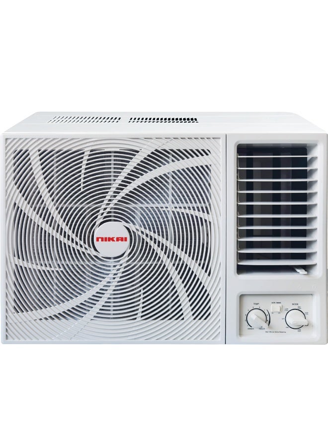 NIKAI 2 Ton Cool Only Window AC, 20200 BTU Air conditioner | Low Noise | Grooved Copper Tubing | T3 Compressor | NWAC24056C26 white - Image 1
