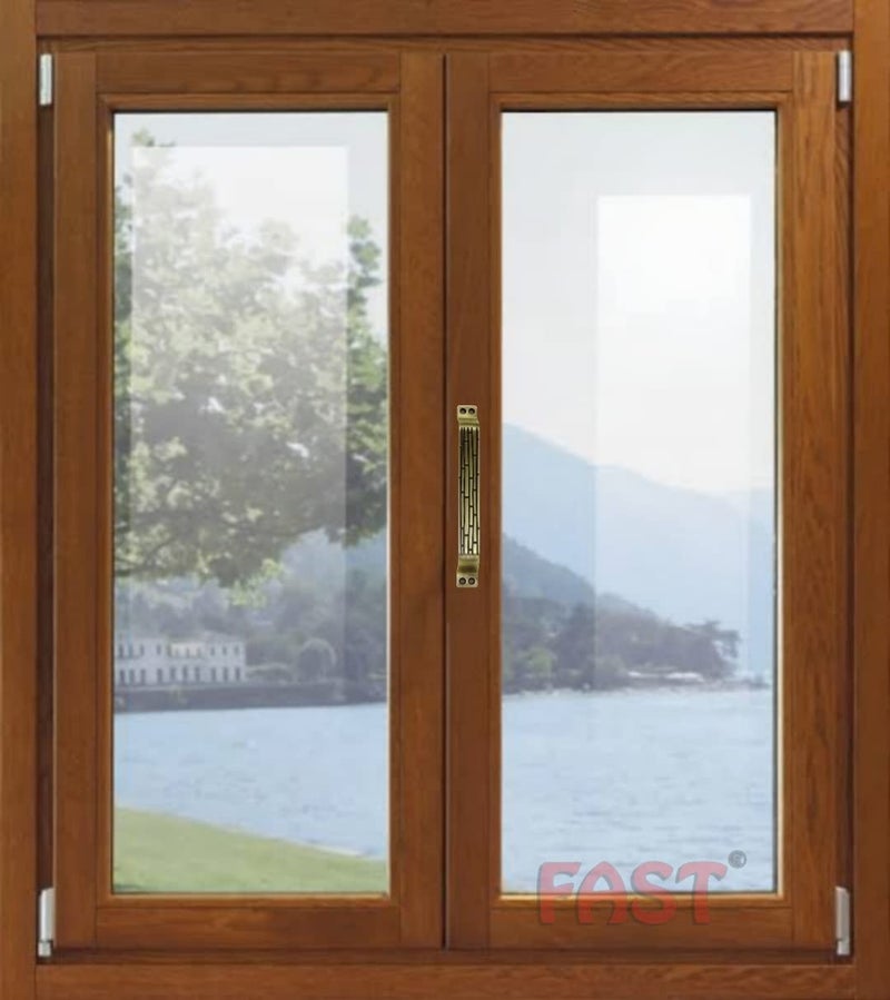 FAST Dh301Z 8 Inch Brass Antique Front Hole Door Pull Handle For Main & Bedroom Doors - Image 4