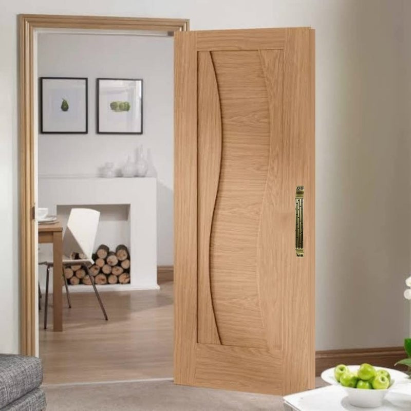 FAST Dh301Z 8 Inch Brass Antique Front Hole Door Pull Handle For Main & Bedroom Doors - Image 5