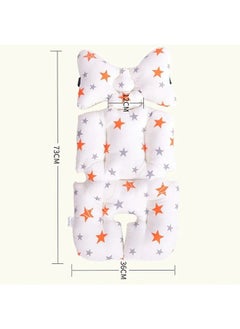 hibobi Luxury Baby Stroller Cushion – Premium 3D Air Mesh Infant Seat Liner for Ultimate Comfort – Soft, Breathable & Universal Fit - Star  - Image 5
