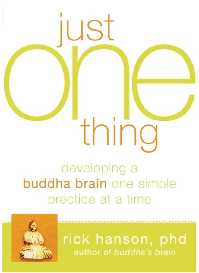 Just One Thing : Developing A Buddha Brain One Simple Practice at a Time 