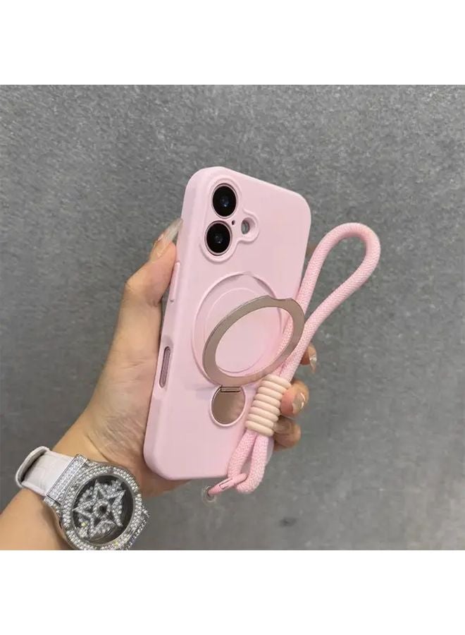 Black iPhone 13 Case With Rotating Stand Unisex Premium Cover - Image 5