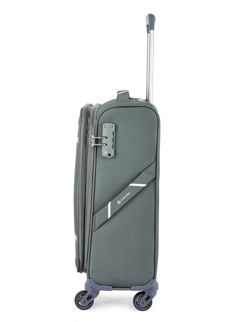 Carlton 4 WHEEL CARLTON AMBERLITE SEDONA SEGE SOFTSIDE CABIN TROLLEY BAG CA 150J454147