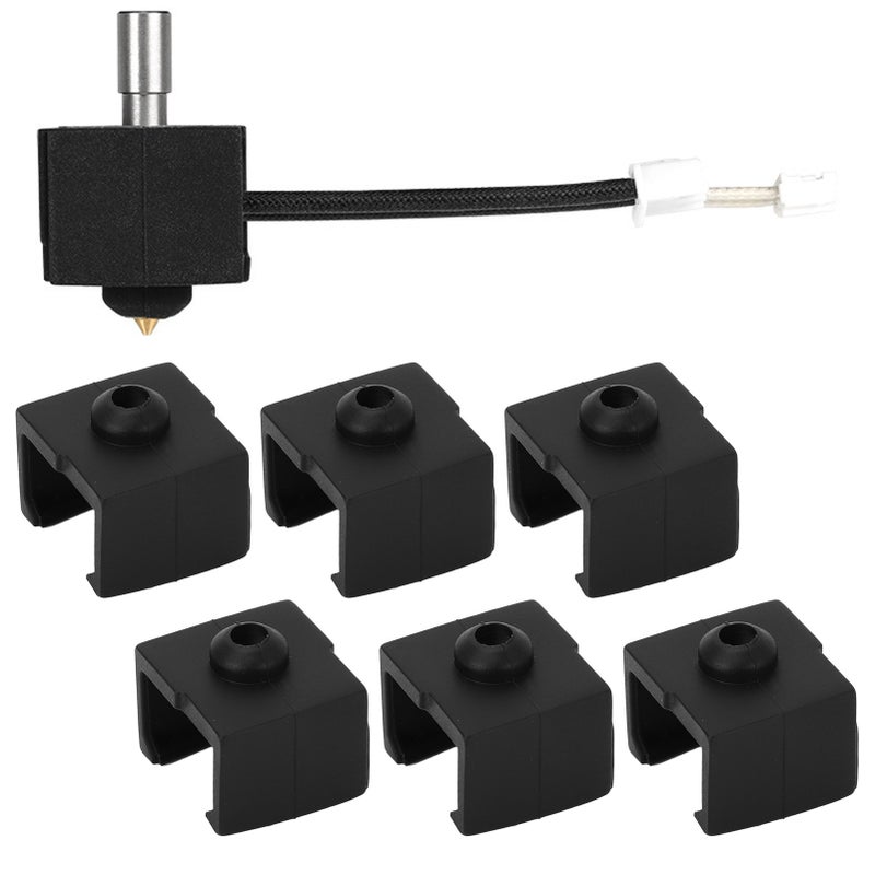 6PCS Hotend Silicone Sleeves 280℃ Temperature Resistance 3D Printer Extruder Silicone Cover Socks for Ender 3 V3 SE - Image 5