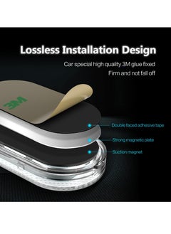 Excefore أضواء LED للسيارة، مصابيح LED داخلية صغيرة محمولة تعمل باللمس مع 6 حبات مصباح LED ساطعة، إضاءة طوارئ للسيارة قابلة للشحن عبر USB (ضوء أرجواني)  - Image 5