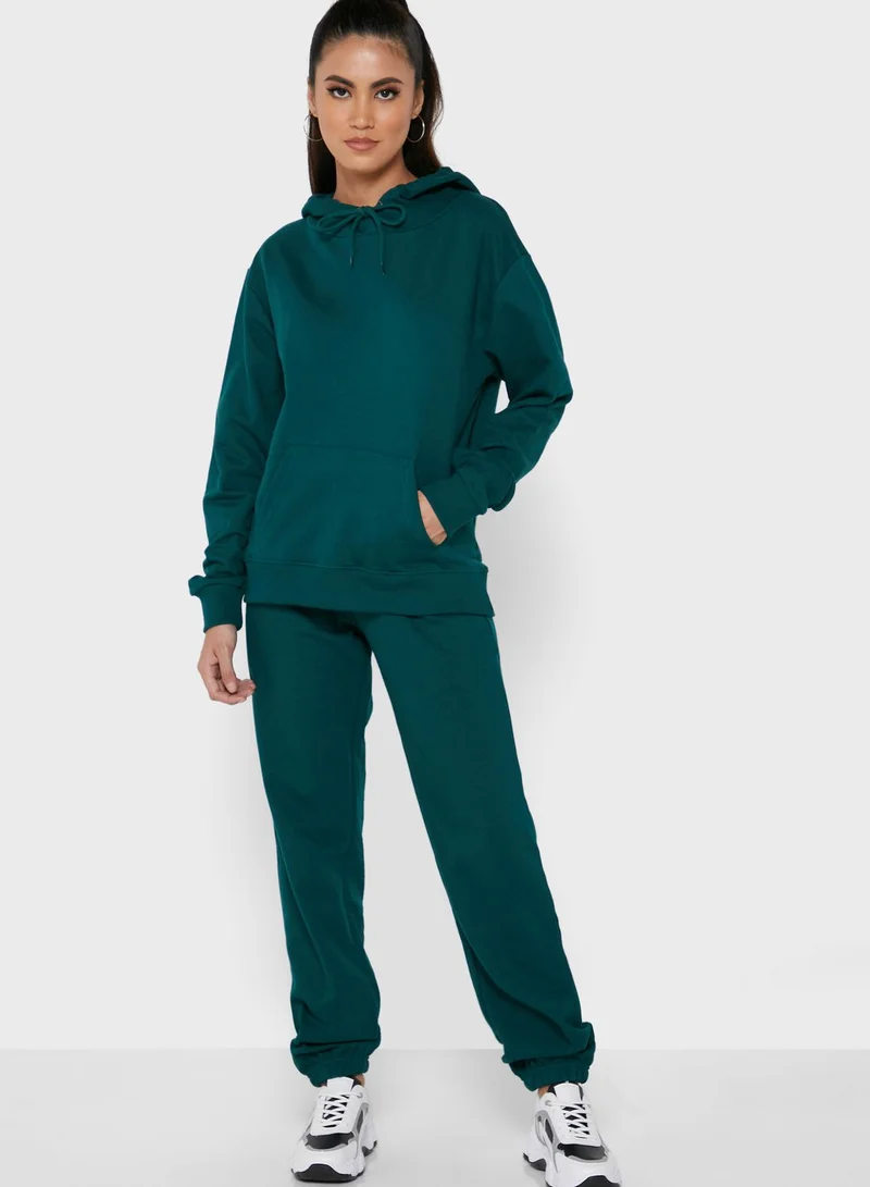 Ginger Basics Pullover Hoodie With Kangaroo Pocket