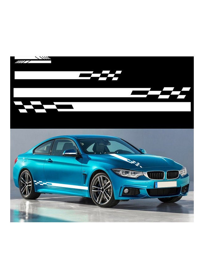 نيبمينينت مجموعة ملصقات لمرآة الرؤية الخلفية ولغطاء السيارة ولجانبي في أسفل الأبواب مكونة من 5 قطع - Image 3