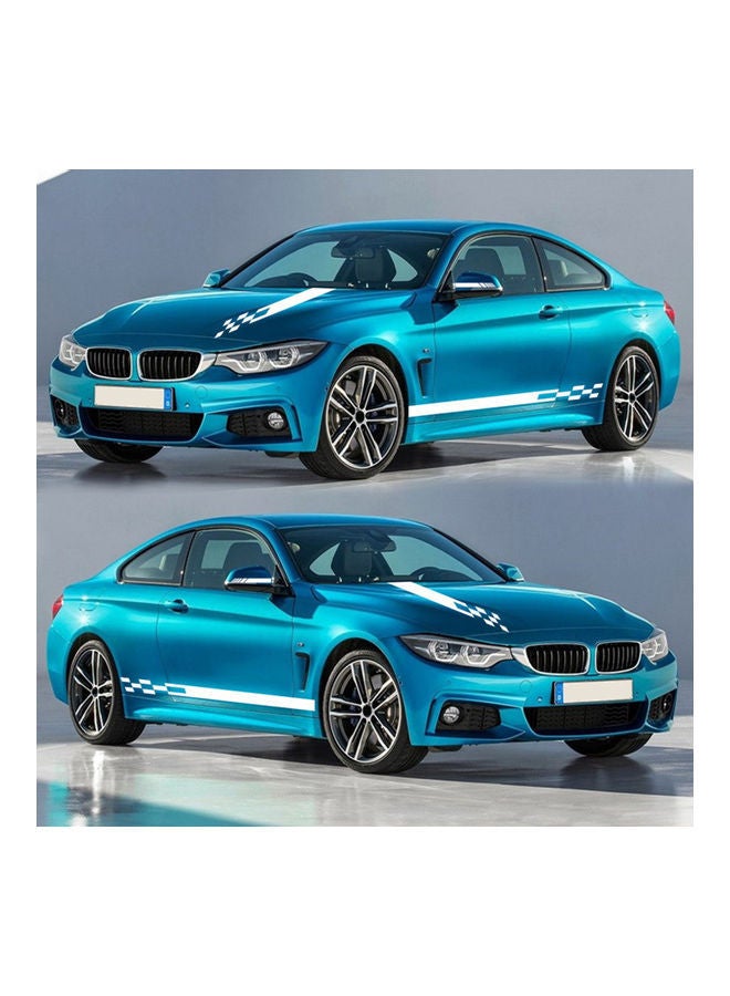 نيبمينينت مجموعة ملصقات لمرآة الرؤية الخلفية ولغطاء السيارة ولجانبي في أسفل الأبواب مكونة من 5 قطع - Image 4