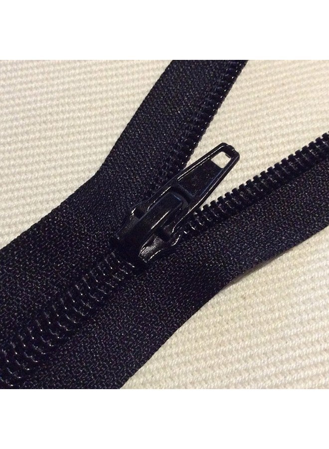 Amariver Amariver Black and White Nylon Coil Zippers, 100Pcs 9 Inches Nylon Coil Zippers for Tailor Sewer Sewing Crafter Special, 2 Colors, 50 Pcs Per Color  - Image 2