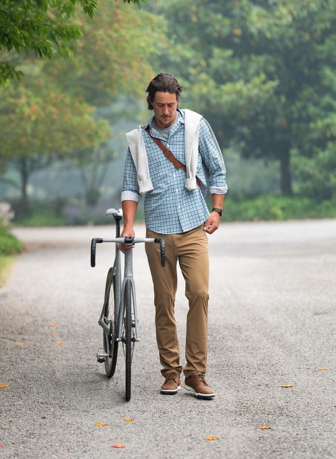 Chaps Men's Novelty Stripe Crew Socks (3 Pack), Natural/Navy, Shoe Size: 6-12 - Image 3