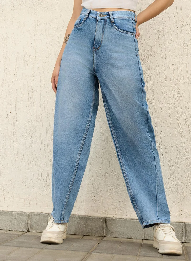Hubberholme Slim Fit Jeans for Women - Indigo Low Distress