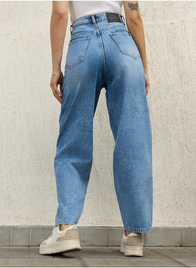 Hubberholme Slim Fit Jeans for Women - Indigo Low Distress  - Image 3