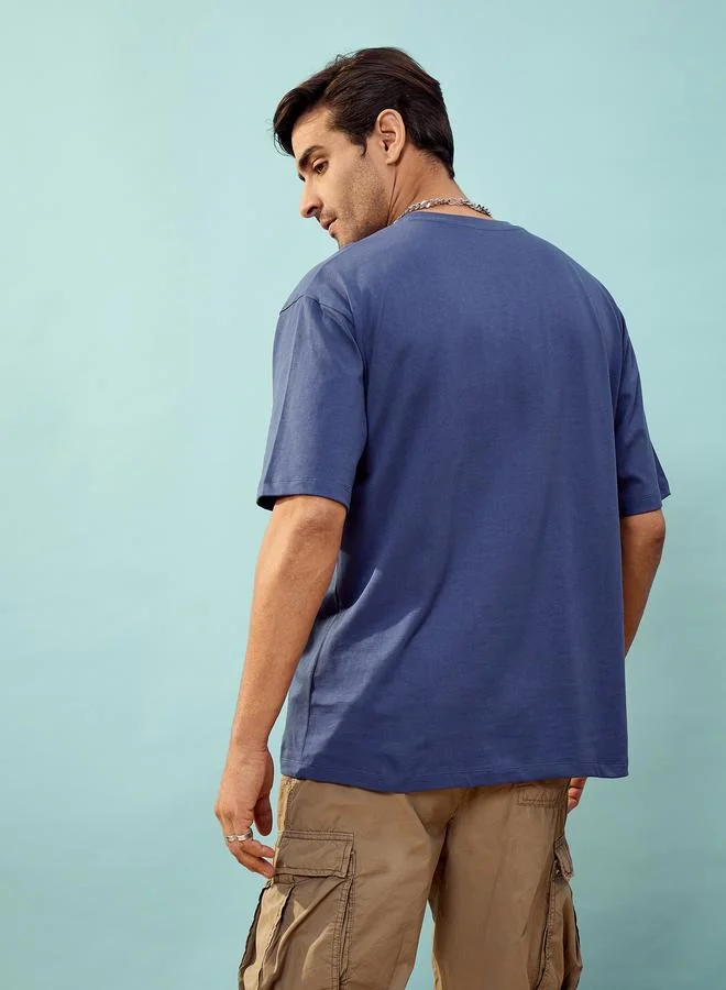 Mascln Sassafras Mascln Sassafras Front Graphic Print Oversized T-Shirt
