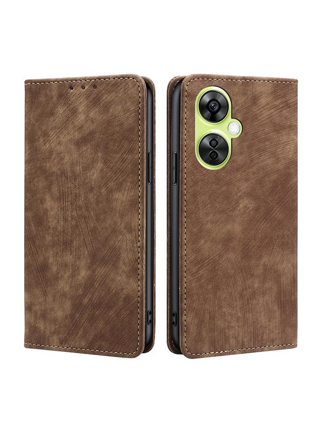 اس-توب جراب لهاتف OnePlus Nord CE 3 Lite 5G RFID مضاد للسرقة مصنوع من الجلد المغناطيسي - Image 1