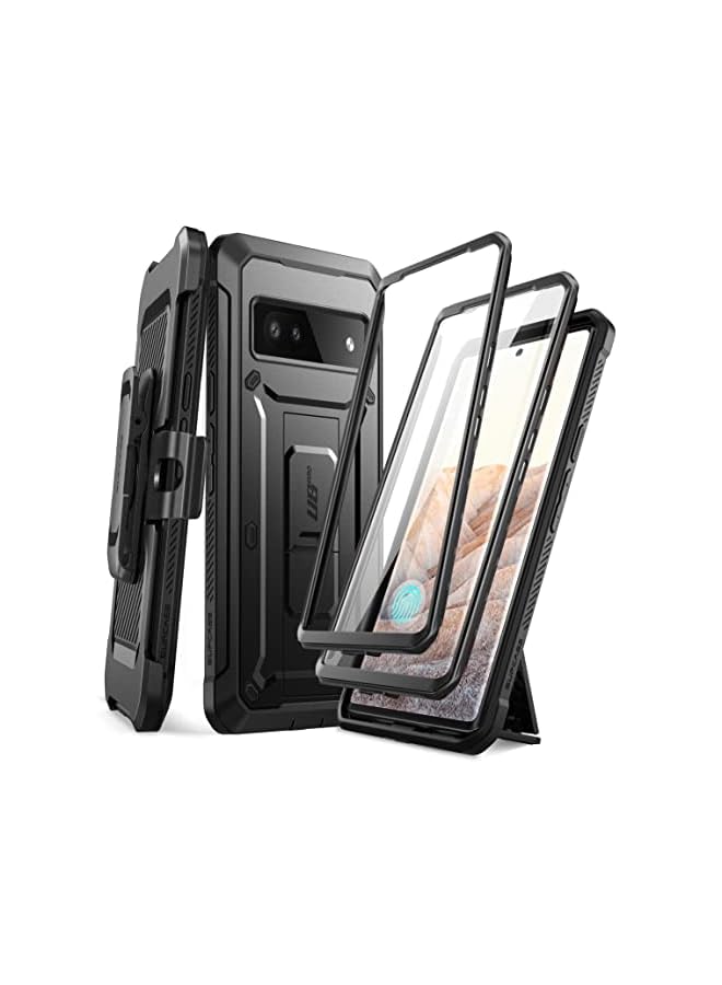 SupCase UB Pro Case for Google Pixel 6A (2022 Release), [Extra Front Frame] Full-Body Dual Layer Rugged Belt-Clip & Kickstand Case with Built-in Screen Protector - Image 2