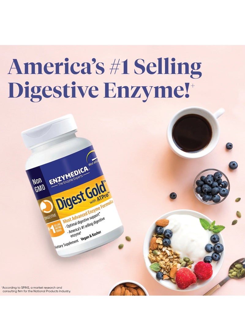 ENZYMEDICA - Enzymedica Digest Gold With ATPro Dietary Supplement Capsules 45's - Image 1