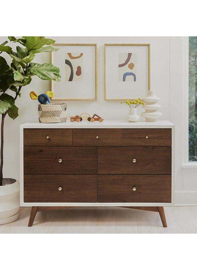 Al Home Kids Dresser: 133x48x86 Wood, Multicolor by Alhome 