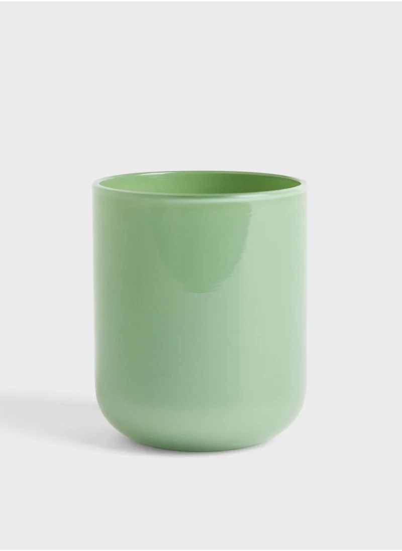 H&M Glass Toothbrush Mug