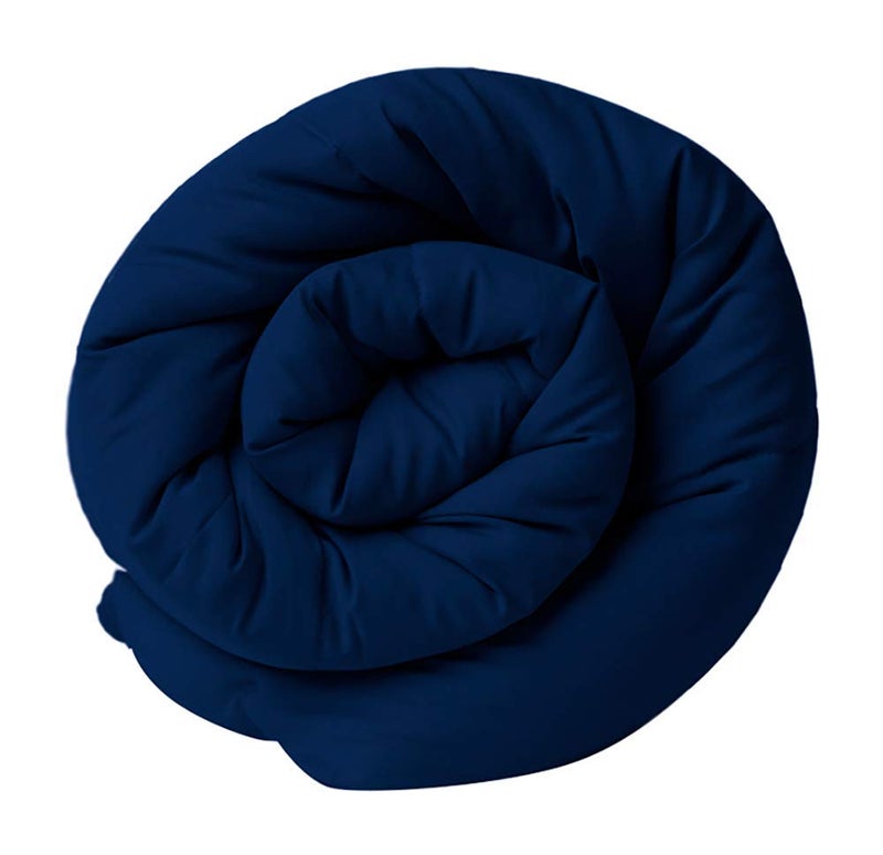Sleepyhead 220 GSM Microfiber Reversible Comforter - Double Bed (90″x100″) Royal Blue & Ash Grey | All-Season Soft, Ultra-Cozy Quilt Blanket - Image 2