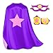 iROLEWIN KidsSuperheroCape and Mask for BoysGirls Super Hero Dressup Costumes as Children Birthday Party Gifts Favors - Image 2