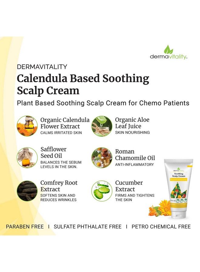 UltimateVitality Dry Scalp Cream For Chemo Patients Unscented Natural Organic Paraben Pthalate And Chemical Free Soothing Cream For Dry Itchy Scalp During Chemo For Cancer Patients 2 Ounces - Image 4