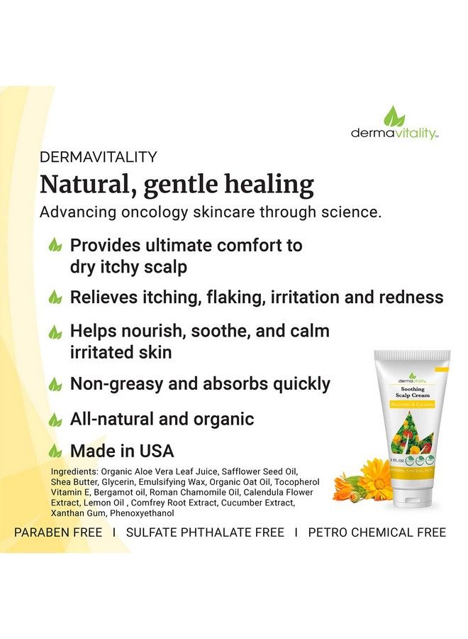 UltimateVitality Dry Scalp Cream For Chemo Patients Unscented Natural Organic Paraben Pthalate And Chemical Free Soothing Cream For Dry Itchy Scalp During Chemo For Cancer Patients 2 Ounces - Image 5