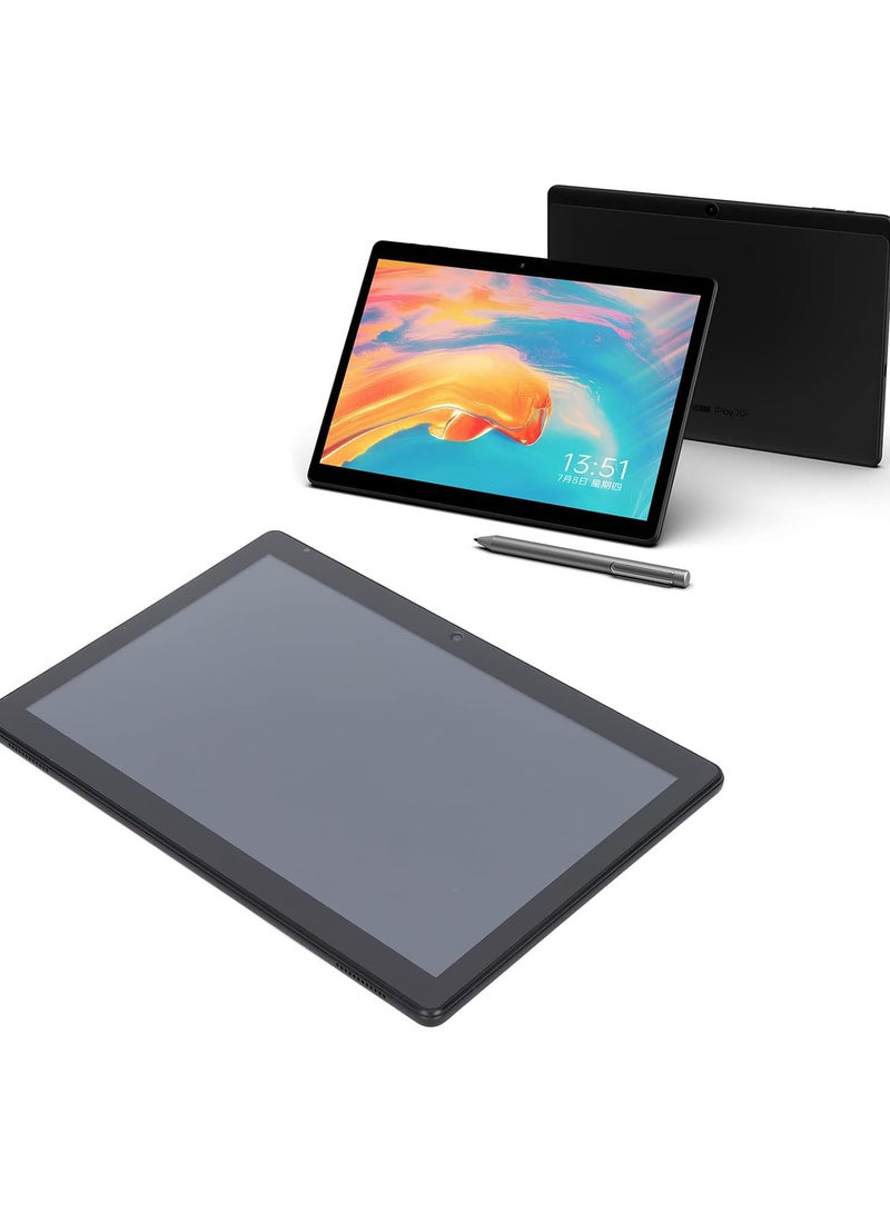 GGOOT 6GB RAM 128GB ROM Gaming Tablet, 10.1In HD Screen Dual Card Dual Standby Black Computer with Eight Core Processor, Support Multimode 4G Network AI Intelligent Image Algorithm Adjustment  - Image 1