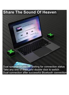 Generic Portable Bluetooth Speaker,360° Wireless Speaker - Single-Line Operation, Aluminium Alloy Body, Digital Sound Enhancement Technology,Link Two Speakers for Immersive Experience, Perfect Gift Idea  - Image 4