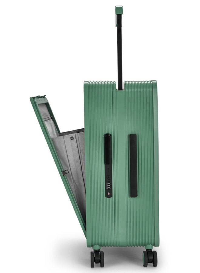 LIMRA Travel Bag From Limra It contains two compartments Made Of PC Luggage Trolley Size 24 inch Color Green - Image 4