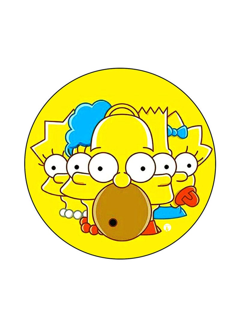 RKN The Simpsons Printed Mouse Pad Yellow