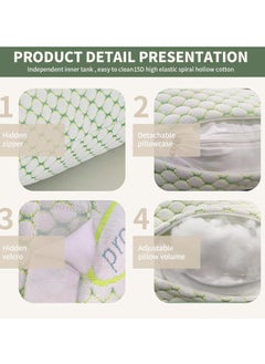 spa luxetique Pregnancy Pillows for Sleeping,Maternity Pillow for Pregnant Women with Removable Pillow Cover,Soft Body Pillow,Adjustable Double Wedge Pillow Support for Back Pain Legs Belly Waist Hip  - Image 4