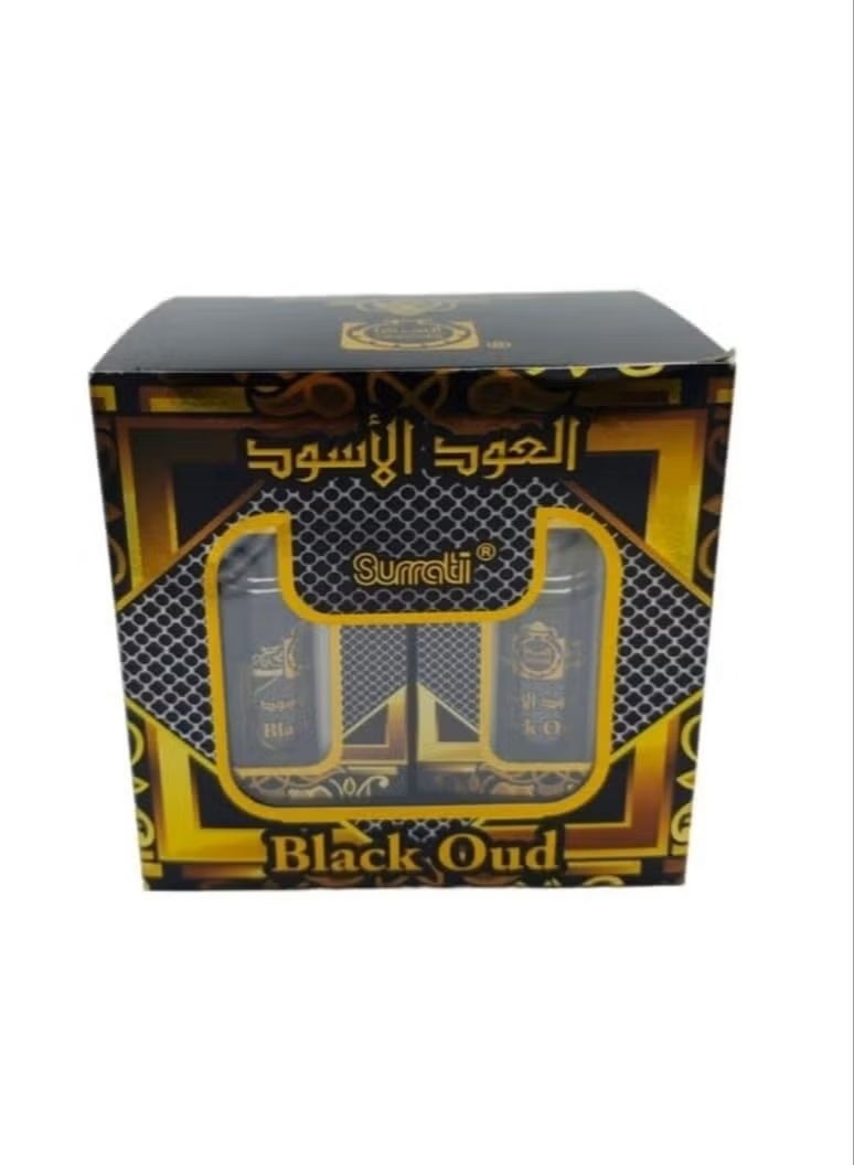 عطر مركز العود الأسود 6 قطعة 6 مل