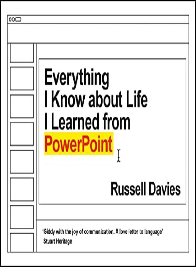 Everything I Know About Life I Learned From Powerpoint by Davies, Russell Hardcover