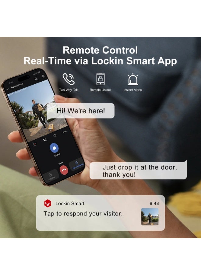 Lockin Veno Plus Palm Vein Recognition Video Smart Lock - Image 5