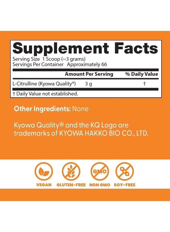 Doctor's Best L-Citrulline Powder, Helps Improve Circulation & Muscle Maintenance, Non-GMO, Vegan, Gluten Free, Soy Free, 200g - Image 4