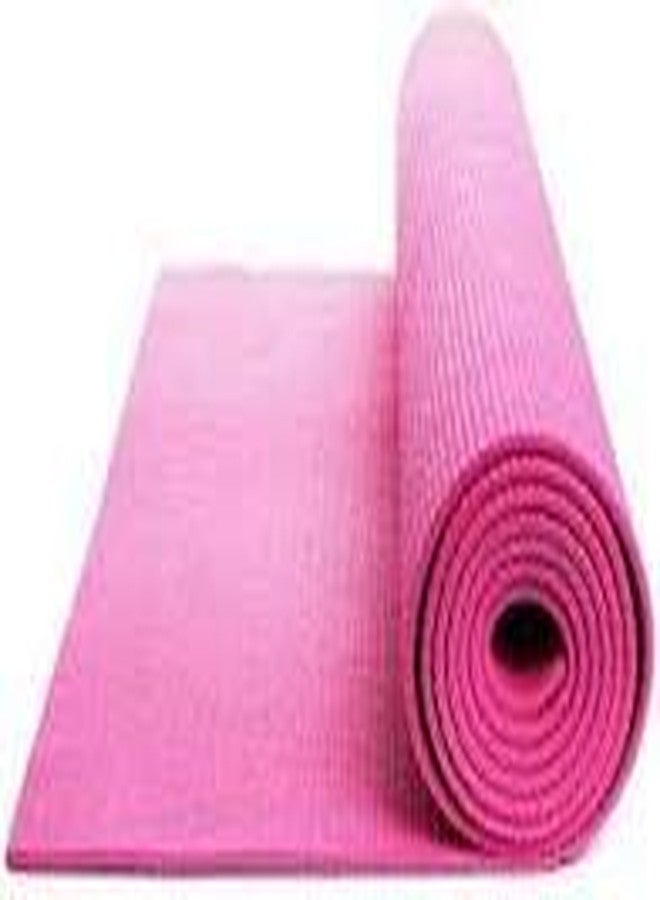 Peeplvalue Yoga Mat for Men & Women Anti-Tear Non Slip | Suitable for Yoga, Meditation, & Floor Exercises- 6 mm(Pink) - Image 1
