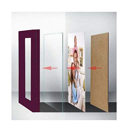 Stuthi Arts A4 Size Wood Wall MDF Photo Frame (12 Photos, Documents) (Brown) - Image 4
