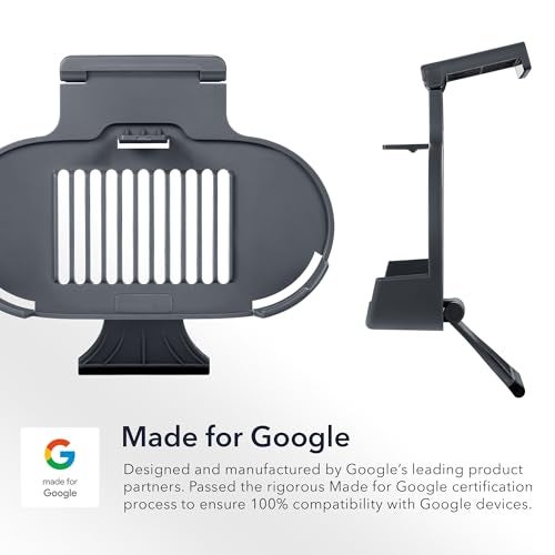 Wasserstein TV Mount for Google TV Streamer 4K - Clip Mount Holder for Google TV Streaming Box (Charcoal) - Made for Google - Image 2