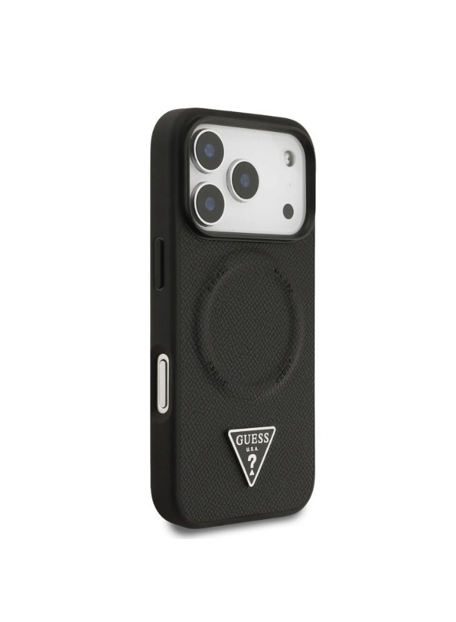 GUESS Guess, MagSafe PU Leather Case With Triangle Logo, IPhone 17 Pro Max - Image 3
