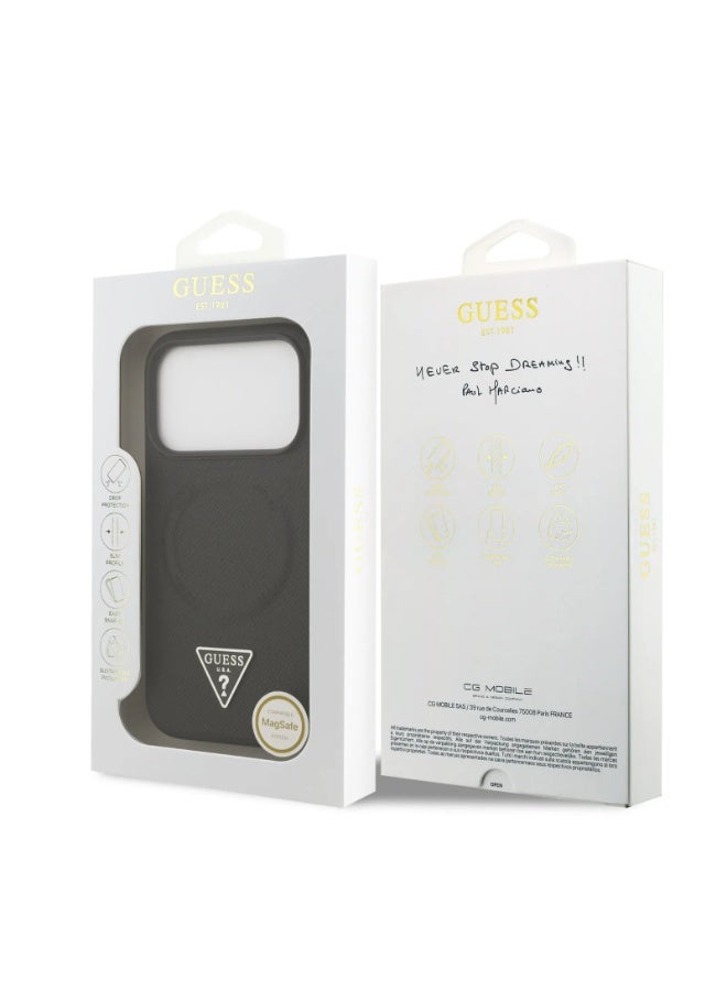 GUESS Guess, MagSafe PU Leather Case With Triangle Logo, IPhone 17 Pro Max - Image 5