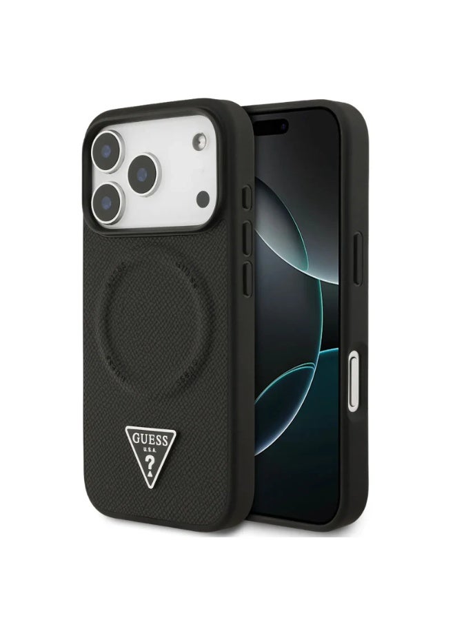 GUESS Guess, MagSafe PU Leather Case With Triangle Logo, IPhone 17 Pro Max - Image 1