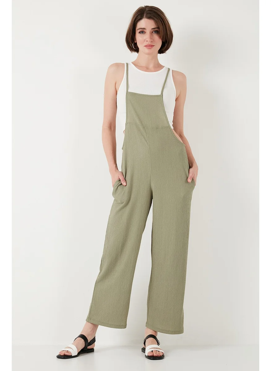 Lela Regular Fit Adjustable Rope Strap Gardener Jumpsuit Women's Jumpsuit 5865789