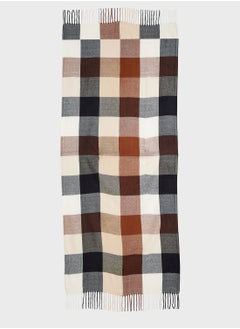 Onlannali  Check Weaved Scarf