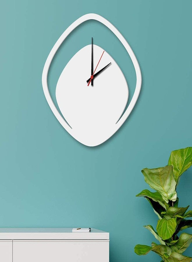 POLITE Acrylic Transparent Stylish Wall Clock Unique Design Suitable for Living Room, Bed Room, Home & Office, Wedding Gift New Year Gift (Modern 5) - Image 1