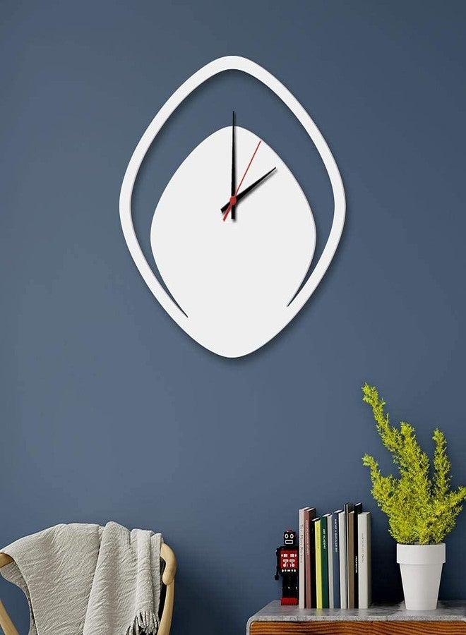 POLITE Acrylic Transparent Stylish Wall Clock Unique Design Suitable for Living Room, Bed Room, Home & Office, Wedding Gift New Year Gift (Modern 5) - Image 3